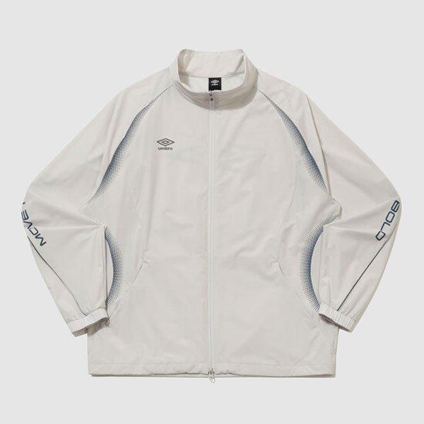 スローキック冷感スタンドネックウィンドブレーカージャケット UR221SJK51 WGR