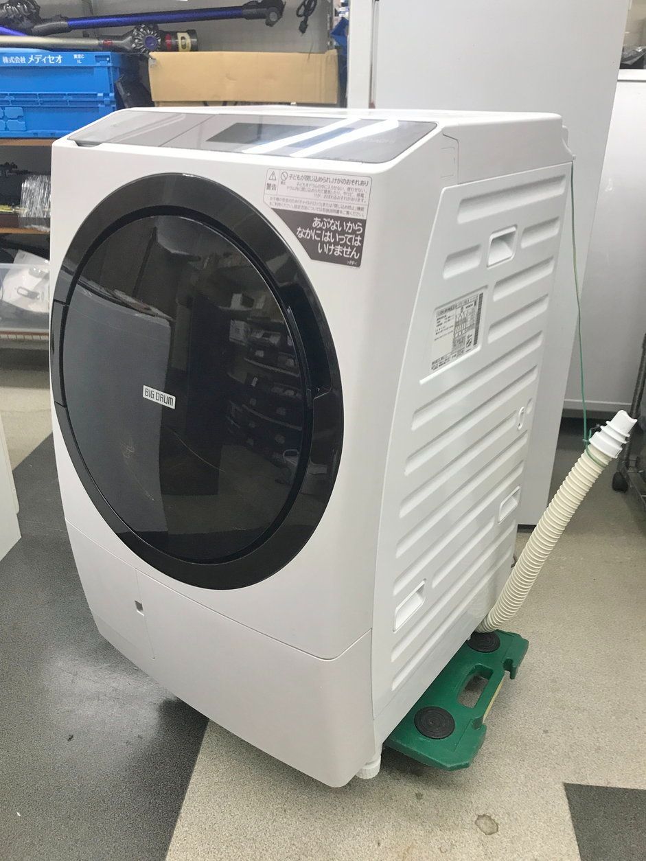 ドラム式洗濯機 BD-STX110GL ホワイト 11kg/6kg 2022年製 左開き 日立 HITACHI ［静岡市］店頭併売品 2512LS901