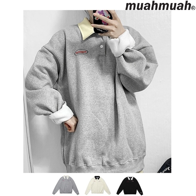 MUAH Combi Stitch Napping MTM 3色 女性のTシャツ
