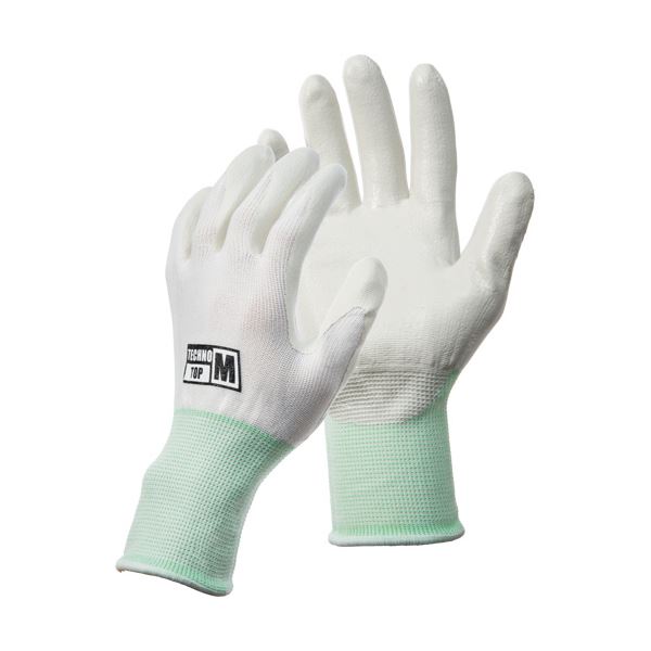 (まとめ) 川西工業 テクノトップ LL 白×グレー #2983-LL 1双 (×30セット)