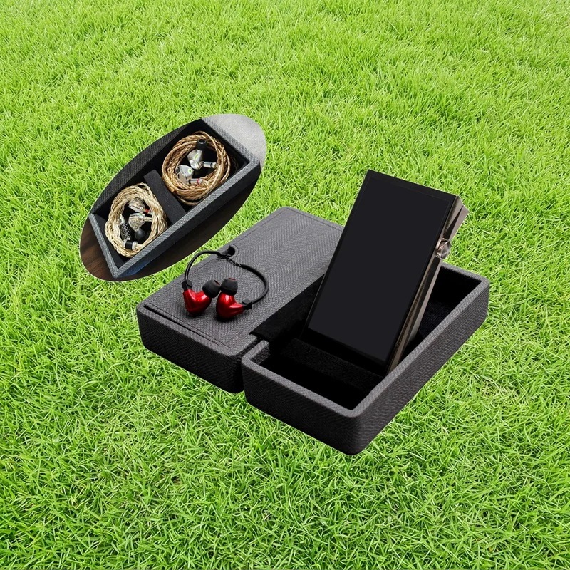 MITER キャリングケース DAP + Earphone イヤホン 収納, Carrying Case Cover for Digital Audio Player and IEM Earphone