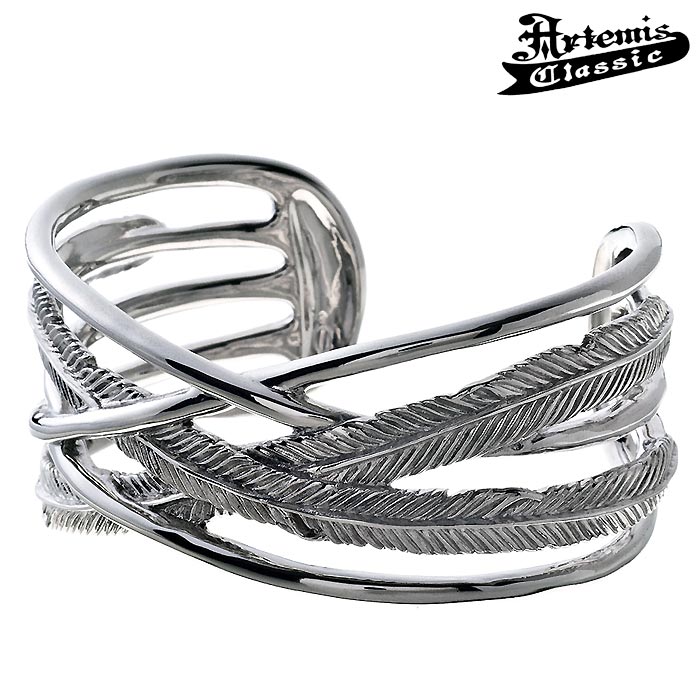 アルテミスクラシック Artemis Classic シルバー バングル アクセサリー フェザーラップ ブレスレット アクセサリー ACB0109