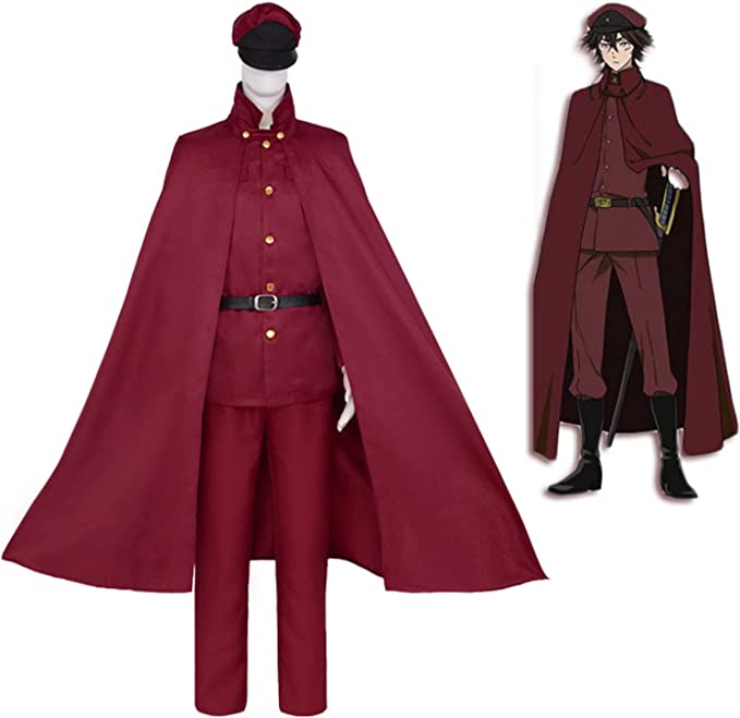 文豪ストレイドッグス 周辺 第4シーズンコスプレ 衣装 猟犬 末広鉄腸 ウィッグ コスチューム 道具剣 舞台服 漫遊展 アニメイベント ハロウイン 文化祭 学園祭 漫遊展 パーティー お祭り