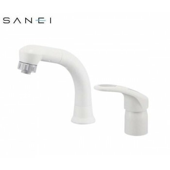 三栄水栓　SANEI　シングルスプレー混合栓（洗髪用）　寒冷地　K37610EJK-13