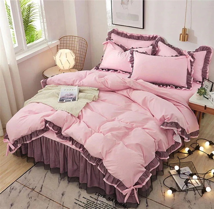 今が絶対買い流行 2024 気質 プリンセススタイル 厚手 寝具 ベッドスカー