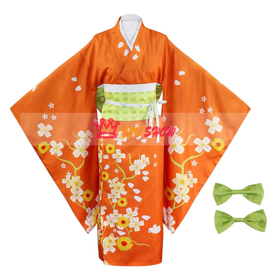 2025新品販売 スーパーダンガンロンパ2 さよなら絶望学園 西園寺 日寄子 さいおんじ ひよこ 着物 コスプレ衣装 和服 cosplay衣装 浴衣 髪飾り付き 変装 仮装 イベント