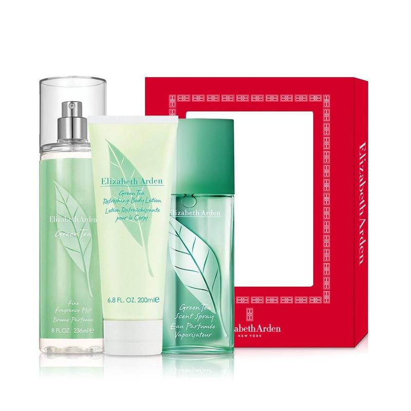グリーンティー3種セット(香水100ml+ボディーローション200ml+ミスト236ml)