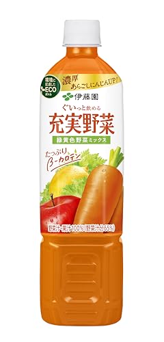 伊藤園 充実野菜 緑黄色野菜ミックス 740g×15本 エコボトル