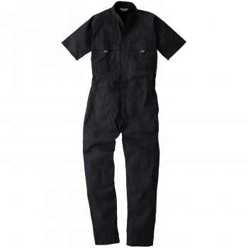 桑和 9007 半袖つなぎ 3Lサイズ ブラック（4） SOWA 4,501円