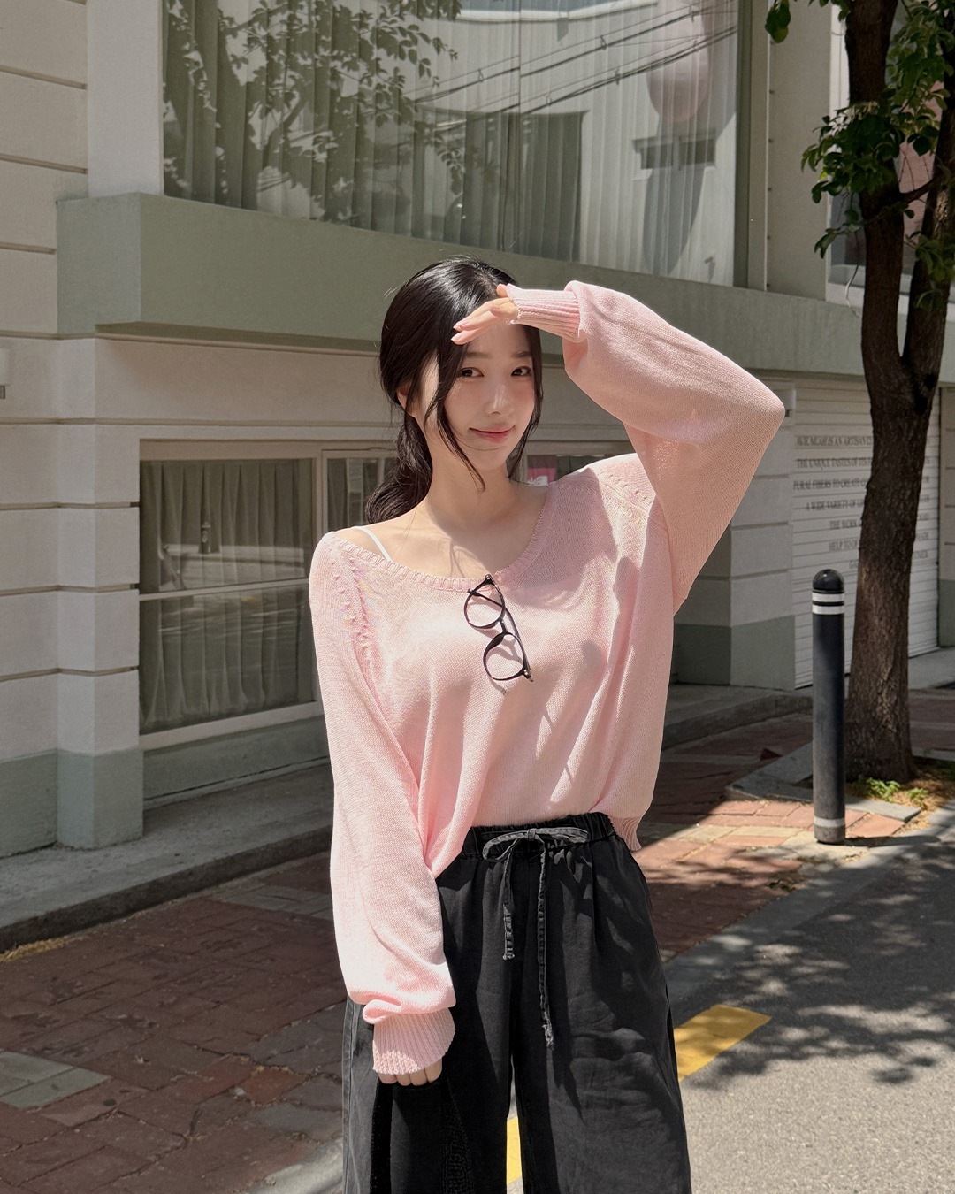 エルクルーズフィットニット韓国ファッション レディース