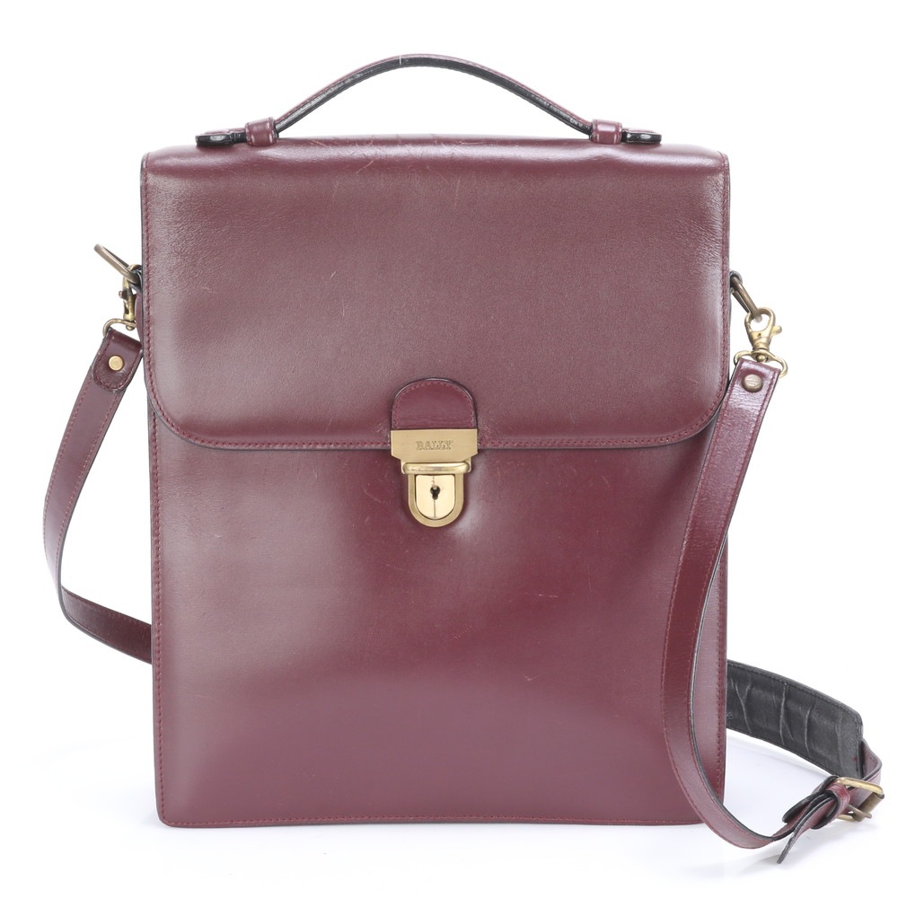クロスボディ レザー 2WAY ショルダーバッグ 斜め掛け ハンド トート A4 レディース RRE BX3-2 中古