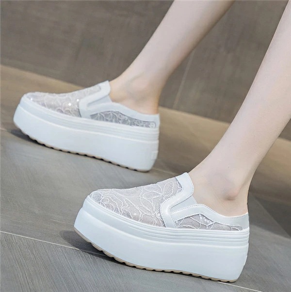 安定感のある厚底タイプ スニーカー 疲れない 身長アップ 軽い ハイカットスニーカー レディース 厚底 当店人気 白 レースアップ 美脚 シンプル 編み上げ 通勤靴 履き心地よく おしゃれ 可愛い か