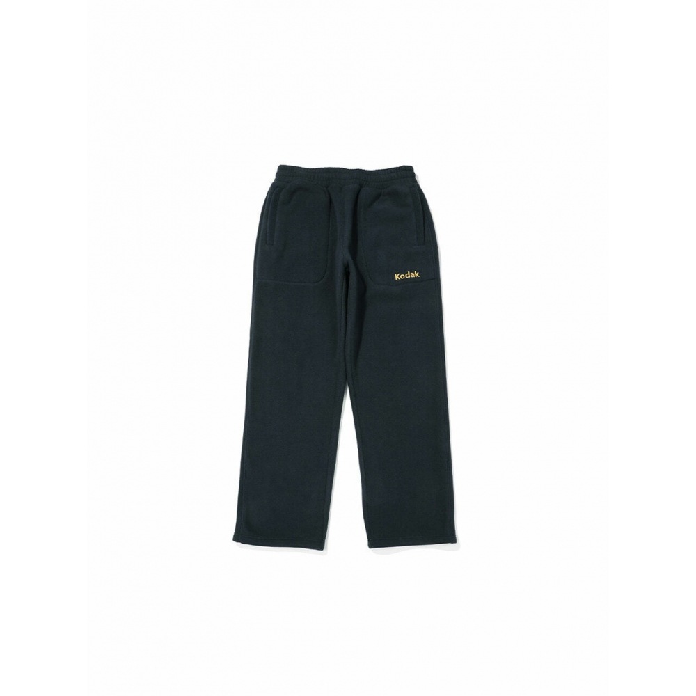 コダックアパレルマイクロフリースセミワイドフィットストリングジョガーパンツネイビー