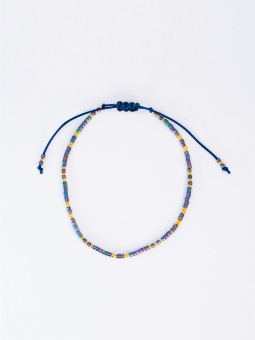 【HARANG】 HR 353B_Color Beads Fabric Bracelet 正規品