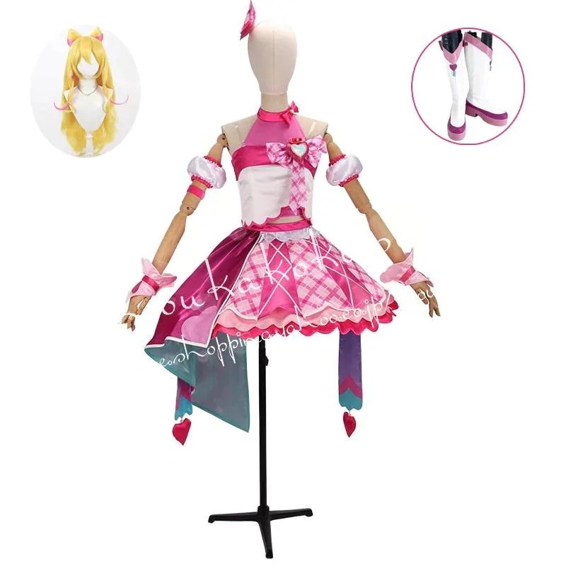 2026 新品 G アイドル プリキュア 咲 良う さくら うた キュア CureIdol 変身 後 コスプレ衣装 変装 活動 仮装 学園 祭 撮影 祭り クリスマス ハロウィン
