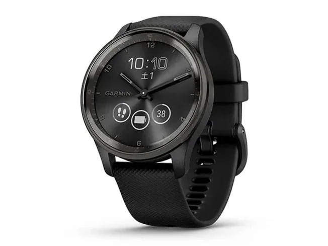 vivomove Trend 010-02665-70 [Black/Slate]Qiワイヤレス充電に対応したハイブリッドスマートウォッチ