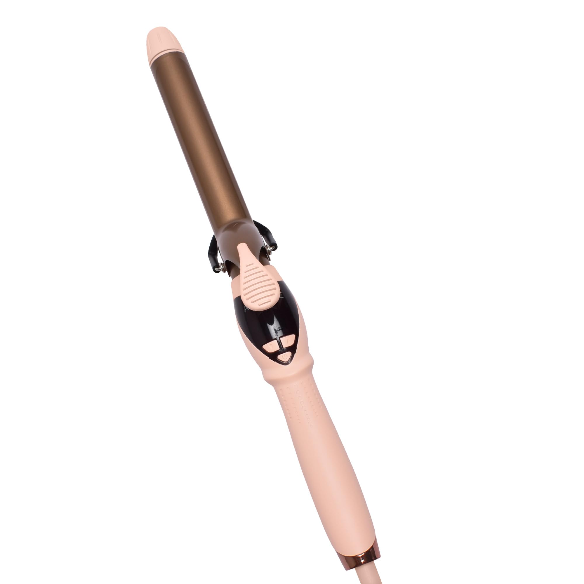 ANLIETTE ヘアアイロン カールアイロン 25mm 海外対応 立ち上げ最短約30秒 超軽量 80℃～210℃ AN-003 コーラルピンク