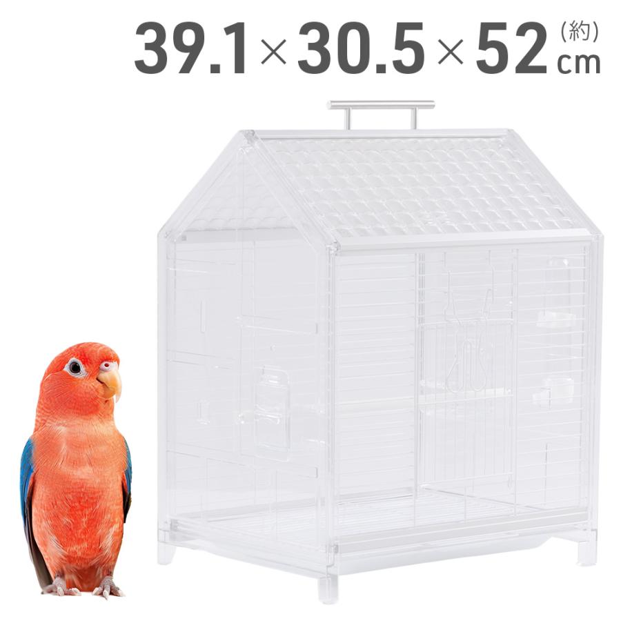 鳥かご ケージ クリア おしゃれ 鳥籠 鳥小屋 バードケージ 鳥 庭 小鳥 バードゲージ とりかご バードキャリー バードハウス 型 鳥かご インテリア 多頭飼い