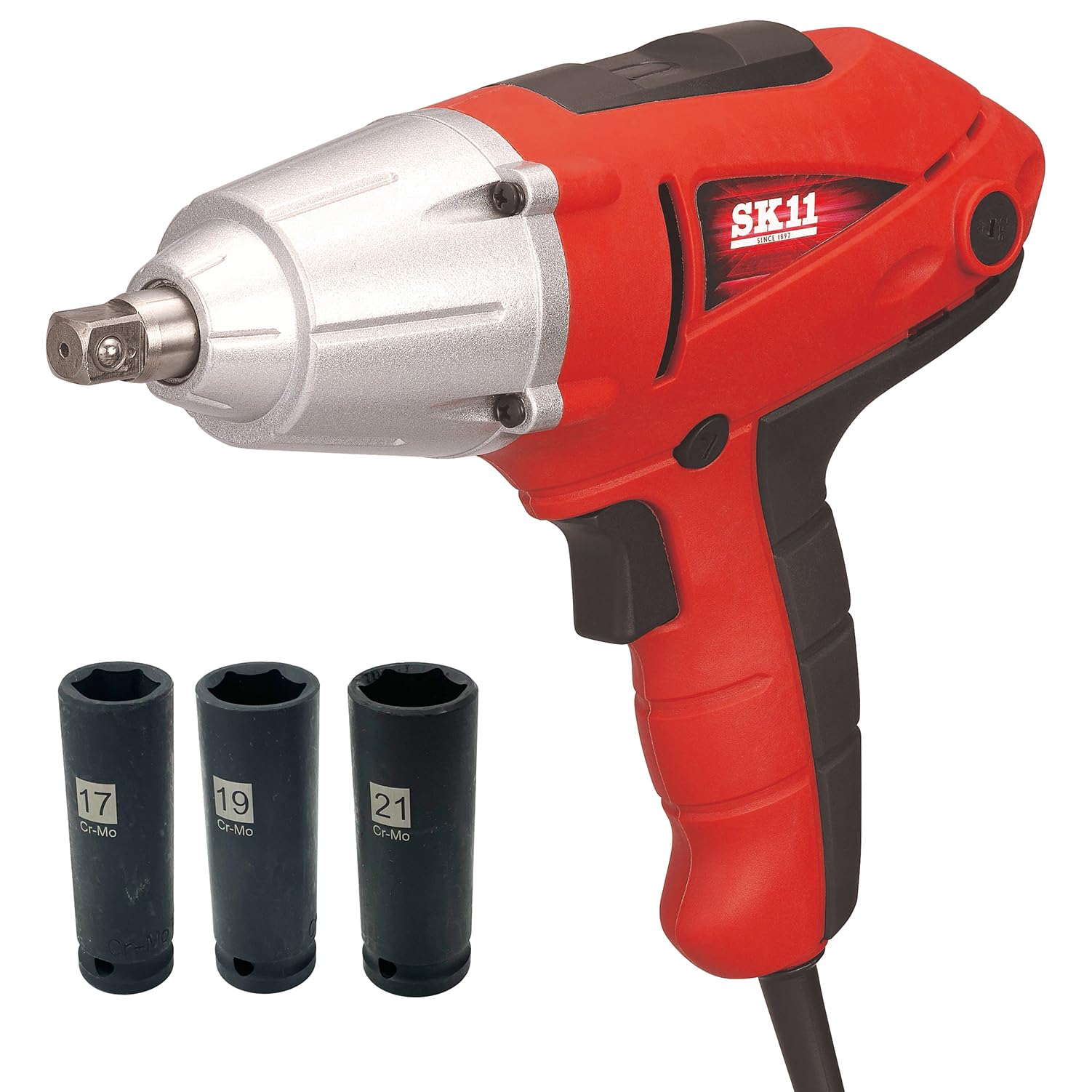 SK11(エスケー11) コード式インパクトレンチ ソケット差込角1/2(12.7mm) SIW-320AC 最大締付トルク320N