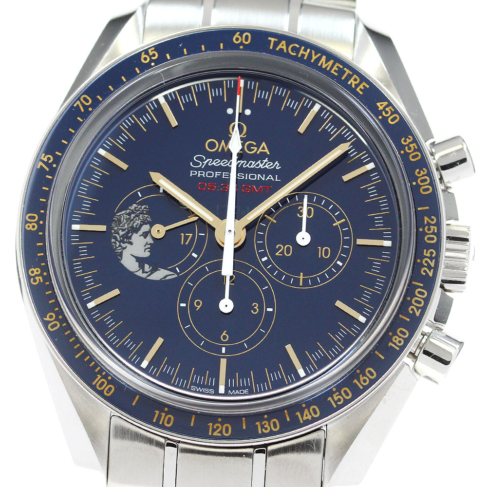 オメガ OMEGA 311.30.42.30.03.001 スピードマスター ムーンウォッチ 45周年記念 1972本限定 手巻き メンズ 良品 箱・保証書付き_866527【中古】