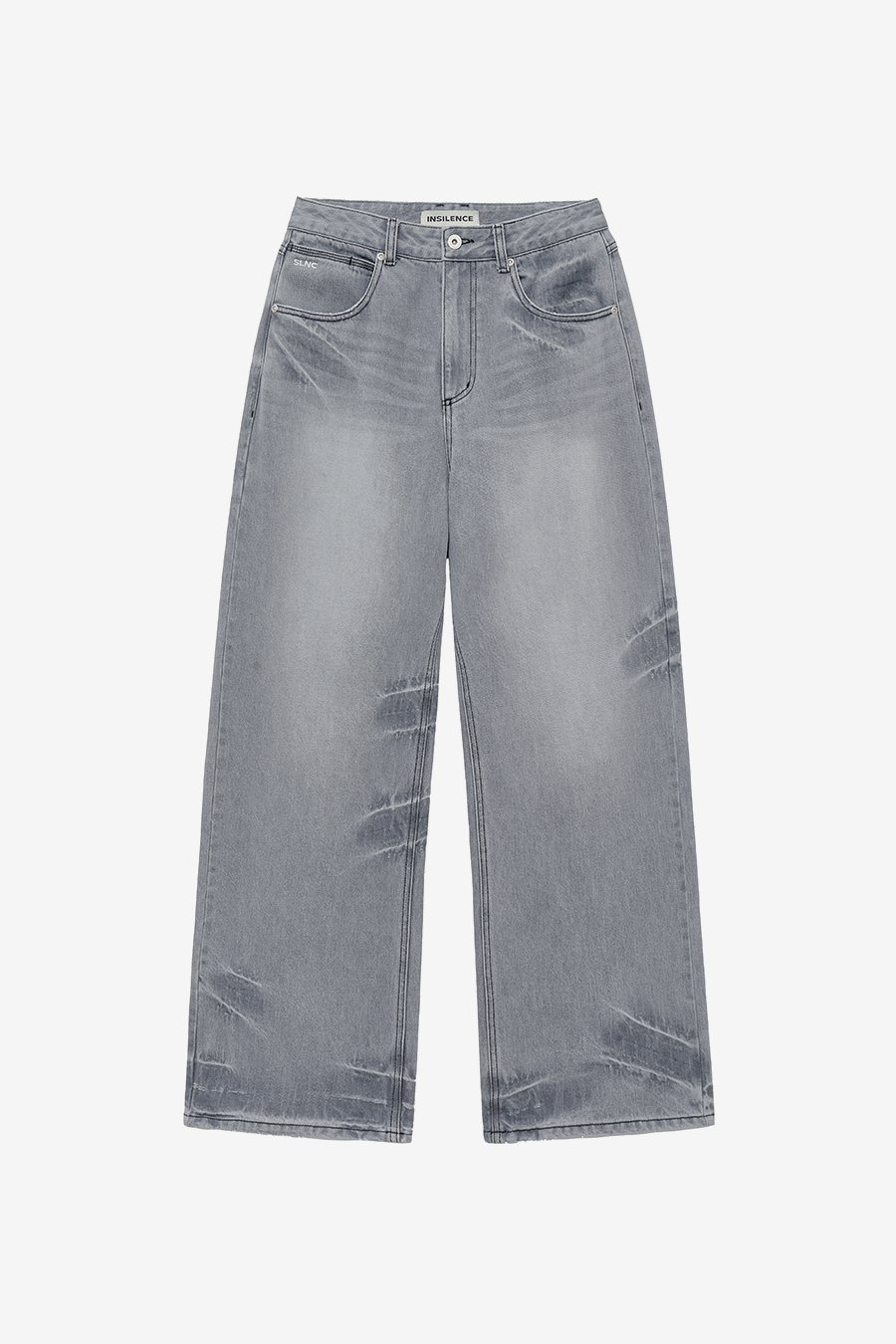【INSILENCE】 DOMINGO WASHED DENIM : GREY