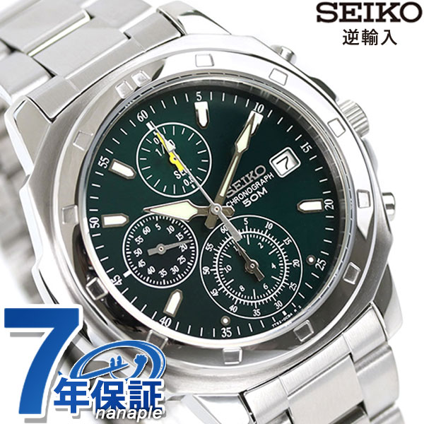 セイコー 逆輸入 海外モデル 高速クロノグラフ SND411P1 SEIKO メンズ 腕時計 クオー