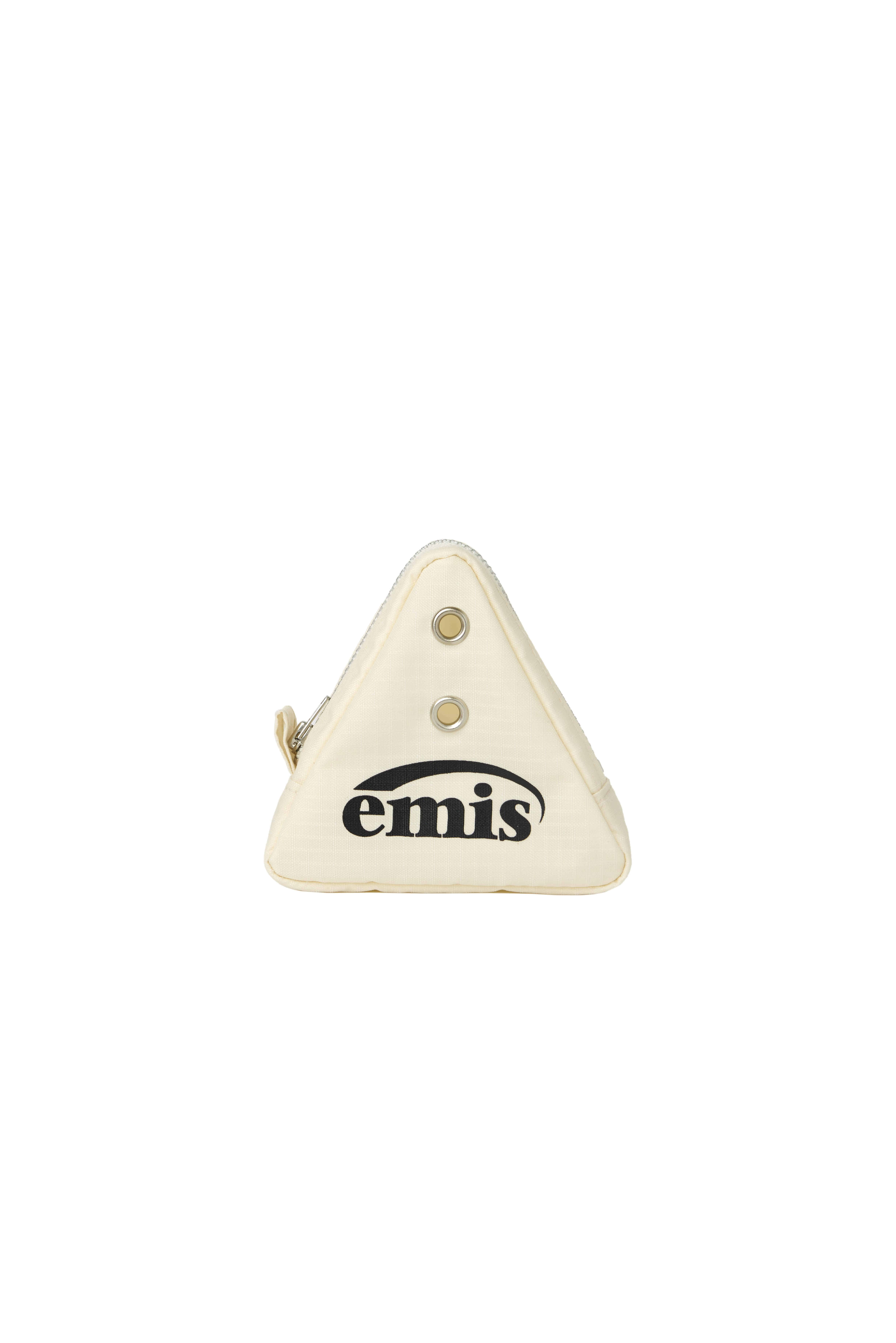 【EMIS】 TRIANGLE COIN PURSE : IVORY
