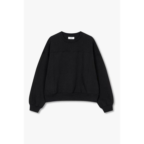 切開ライン起毛マンツーマンTシャツ 9105422230099