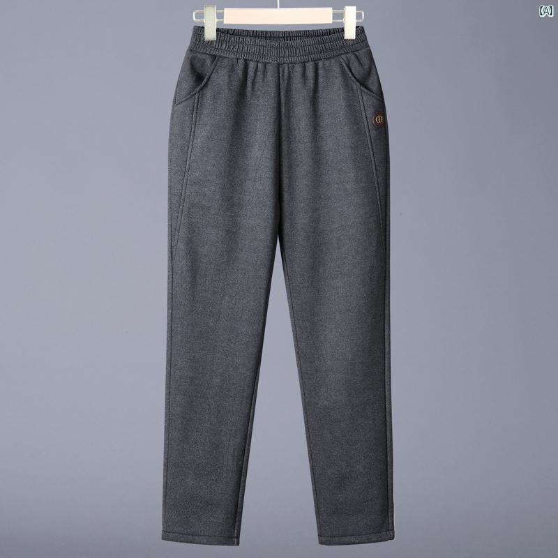 レディース ファッション おしゃれ 春夏 秋　冬 大人 上品 高級 マダム プレゼント 敬老日　おばあちゃん 秋冬 ウール パンツ ズボン カジュアル ストレート ハイウエスト 義母 パンツ アウター