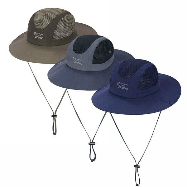 共用夏ラウンド型つば付き帽子ハッシュKUC8241U 6,585円