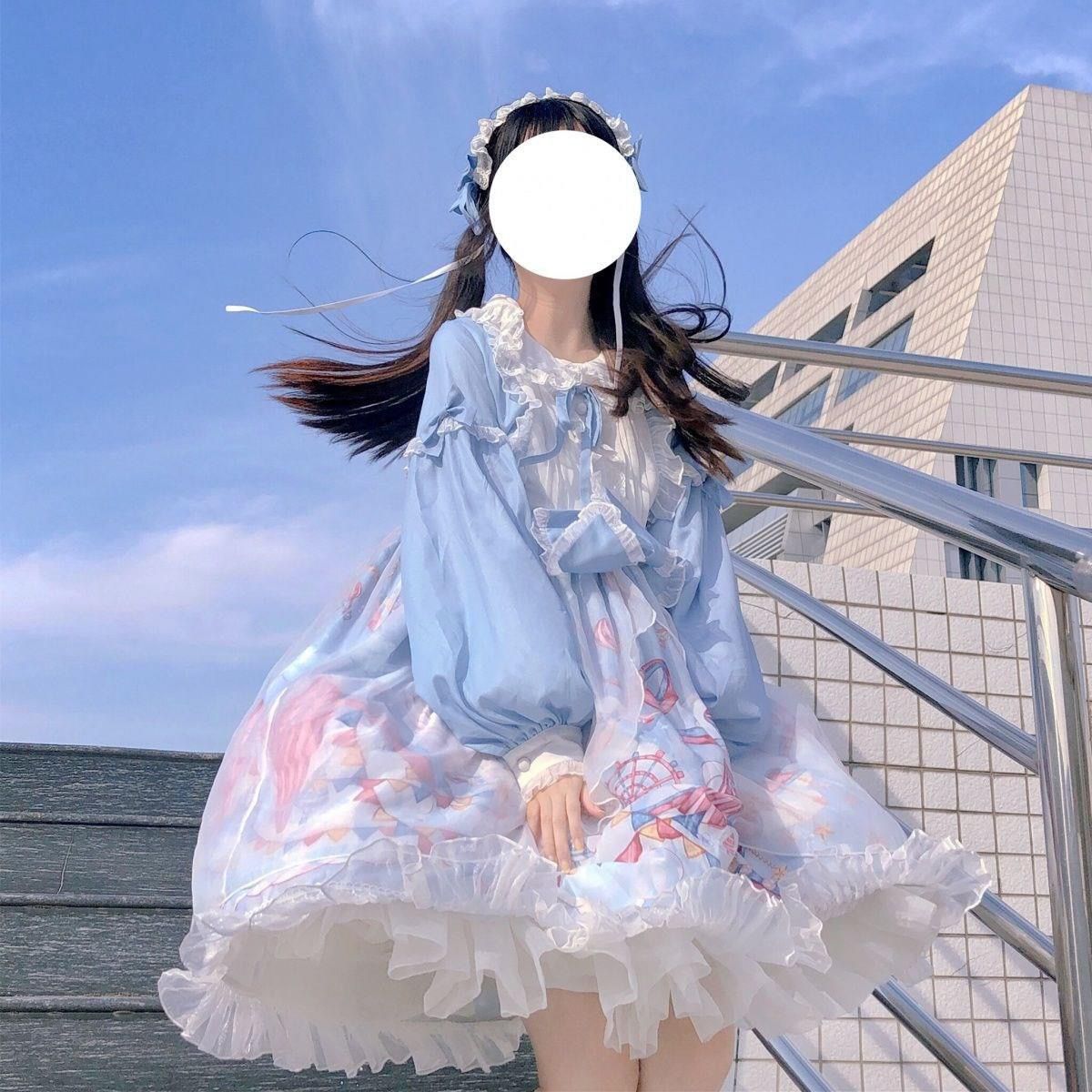 オリジナルデザインのロリータ 二次元 贖罪の女神ゴシックダークタイホルタードレス ハロウィン メイド服 文化祭 コスプレ
