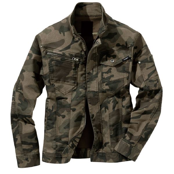 村上被服 蛇腹ジャケット 1803 カラー：ミリタリー サイズ：5L