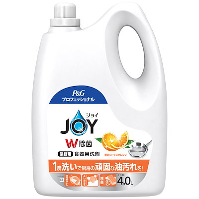他サイト： P&G プロフェッショナル W除菌 食器用洗剤 業務用 贅沢シトラスオレンジの香り 本体 4.0Lの商品画像