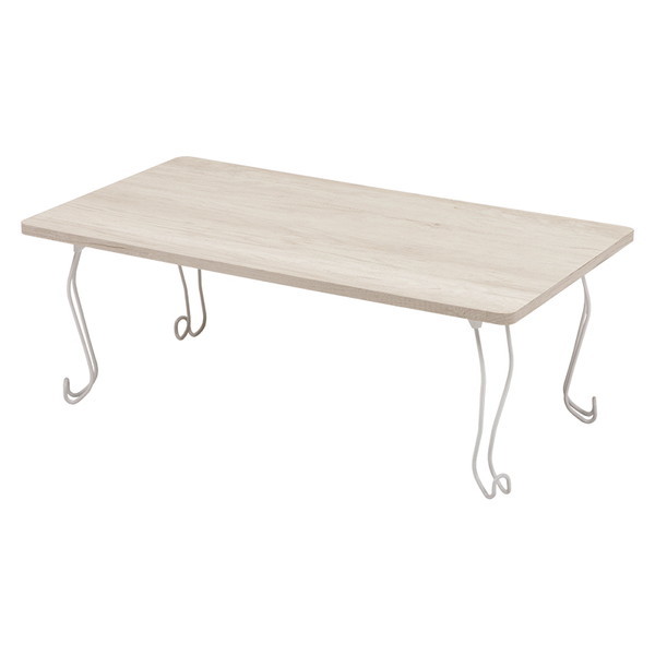 折れ脚テーブル(角型/ホワイトウォッシュ) MT-6863WS メーカー直送