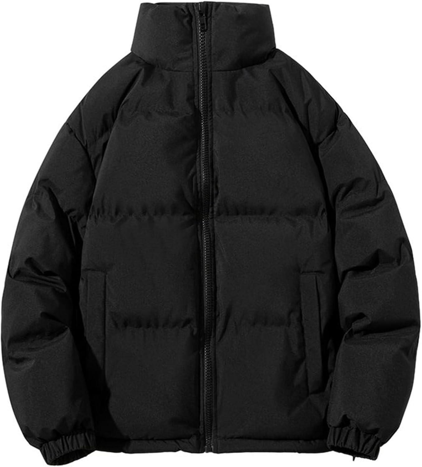厚手コート 中綿入り 暖かい 防風トップス 保温ジャケット メンズ 立ち襟 ジップアップ 20代 30代 ブルゾン 防寒着 大きめ ボリュームネック 長袖 登山 作業 ゴルフ 真冬対応
