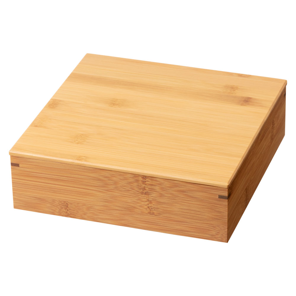 竹の弁当箱　スス竹松花堂弁当箱 (5510)　Bento made of bamboo