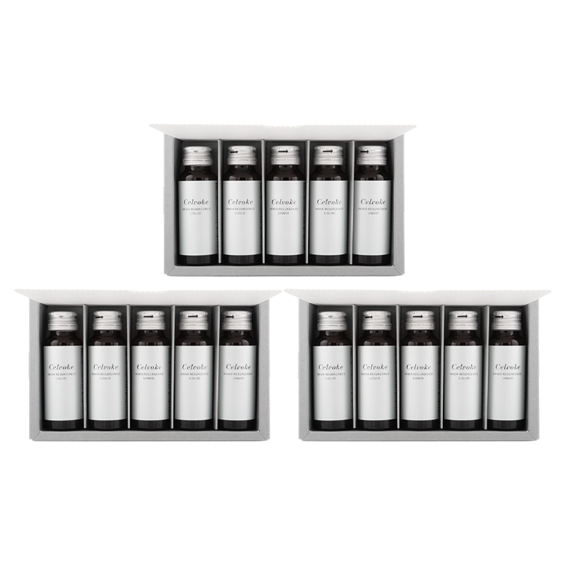 [3個セット]インナー リサージェンス リキッド 30ｍL×5本 清涼飲料水 低熟発酵ツバメの巣 アダプトゲンハーブ[ギフトラッピング対応]