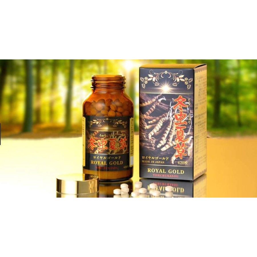 冬虫夏草 ROYAL GOLD 420粒 サプリメント サプリ シニア 国産 免活サプリ 免活 免疫力 維持 男性 妊活 女性 モノリス虫草カプセル 日本産 父の日 健康食品 持続力 スタ