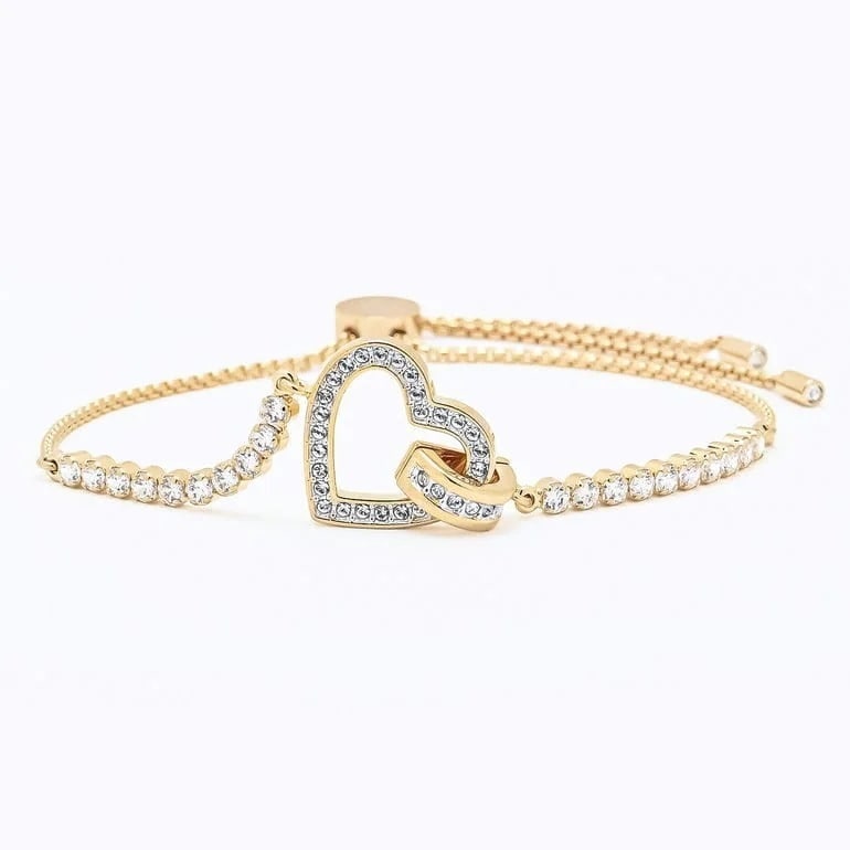 ブレスレット レディース Lovely ハート クリア ゴールド 5636964 ジュエリー アクセサリー 女性