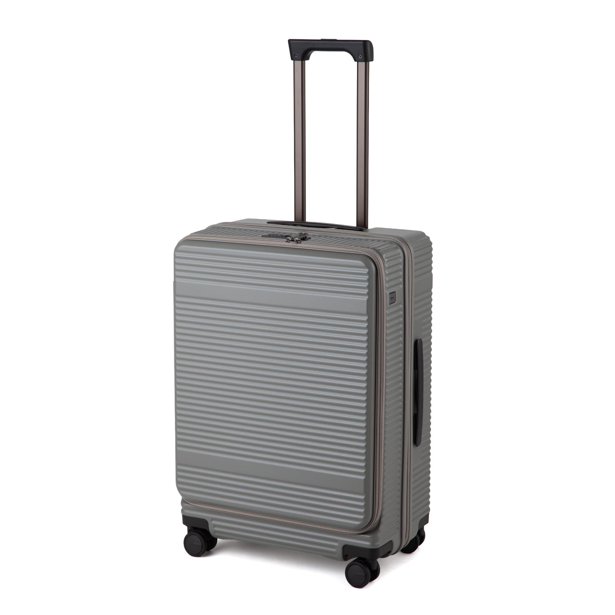 [エース トーキョー] スーツケース フロントオープン 容量拡張 キャリーケース サルートン