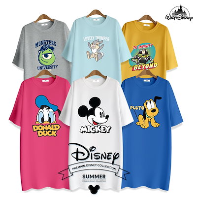 Qoo10 ディズニーロングtシャツ