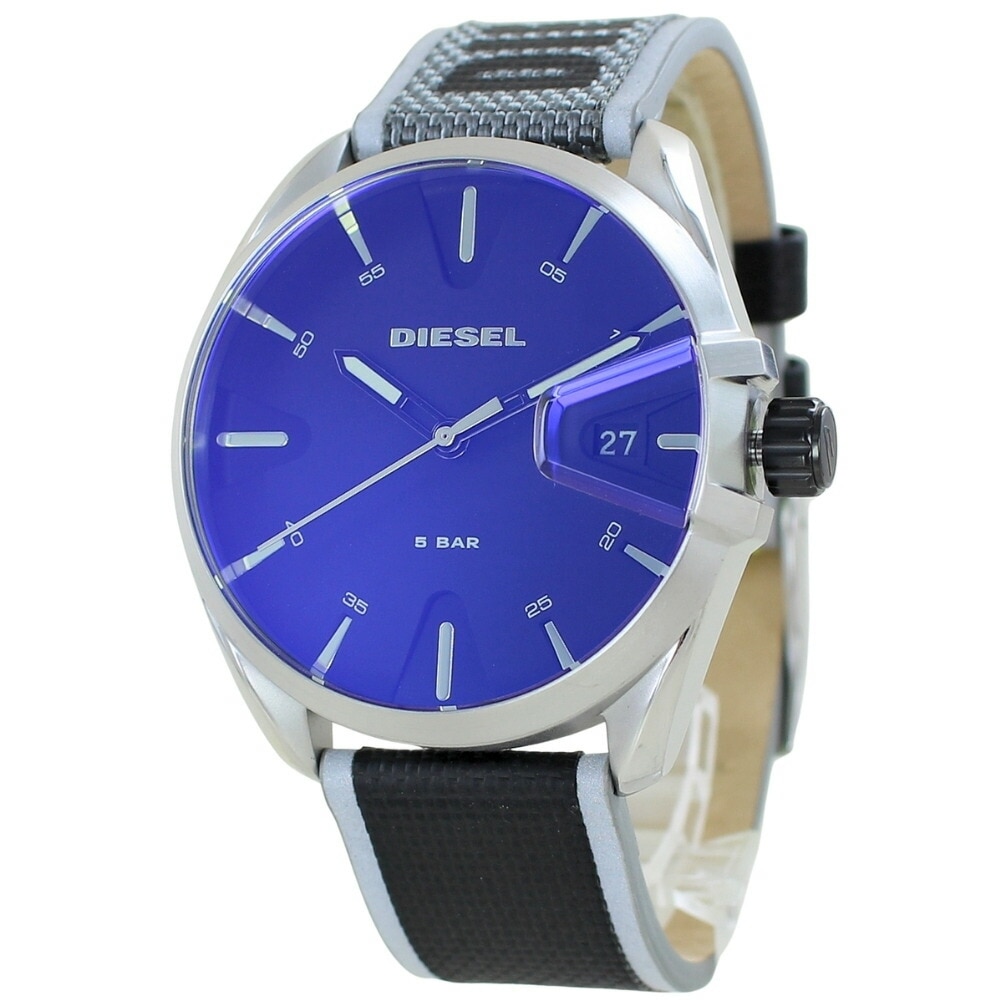 DEISEL ディーゼル 時計 メンズ 腕時計 手表 MS9 エムエスナイン 偏光ガラス グレー ネオンイエロー ナイロン レザー DZ1902 ビジネス 男性 誕生日ギフト 記念日 クリスマス プレ 13,608円