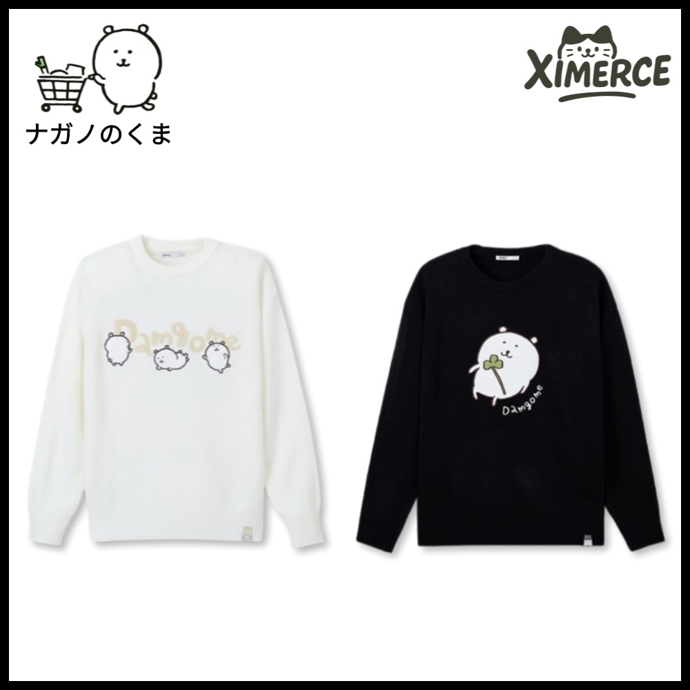 【韓国公式 / 新商品】SPAO ナガノのくま プルオーバー ( BLACK , IVORY)