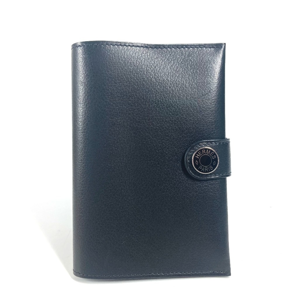 パスポートケース RMS ロゴ パスポートカバー ステーショナリー レザー ブラック