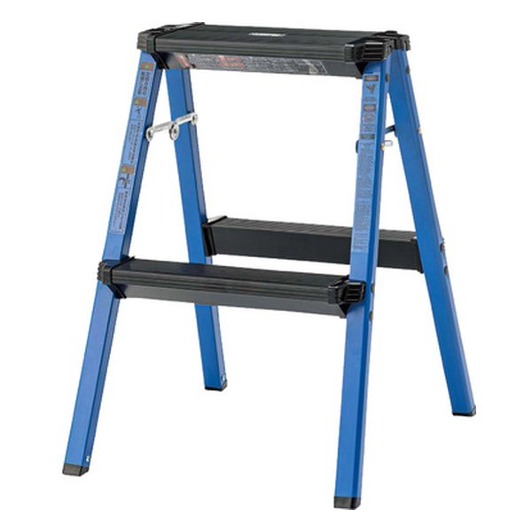 ステップスツール2段 ブルー 幅41×奥行き47×高さ55cm PC-702BL 6,677円