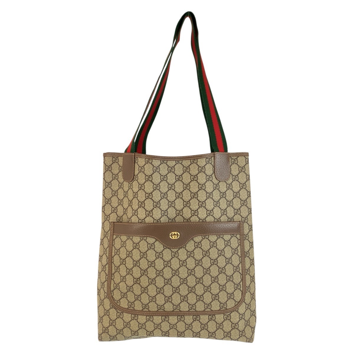 美品 シェリーライン ベージュ ゴールド金具 GGスプリームキャンバス 002 58 6487 トートバッグ ショルダーバッグ レディース 602286