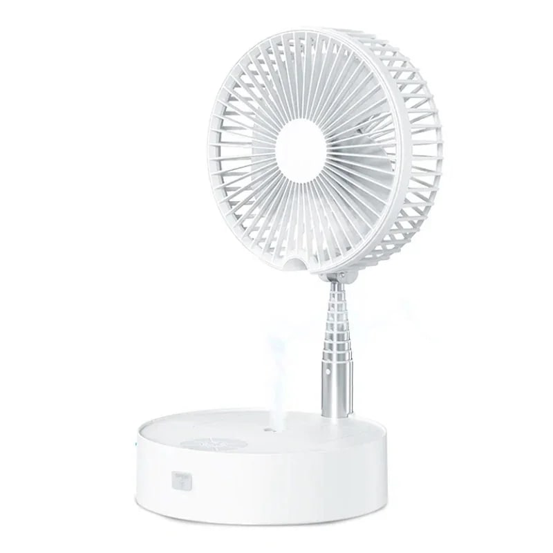 扇風機 卓上 床置き 4段階 強風 リズム風 30dB 静音 卓上扇風機 dc 折畳み扇風機 加湿 時間持続 USB充電 dcモーター 持運び便利 アロマ対応 リモコン付き 空気循環母の日