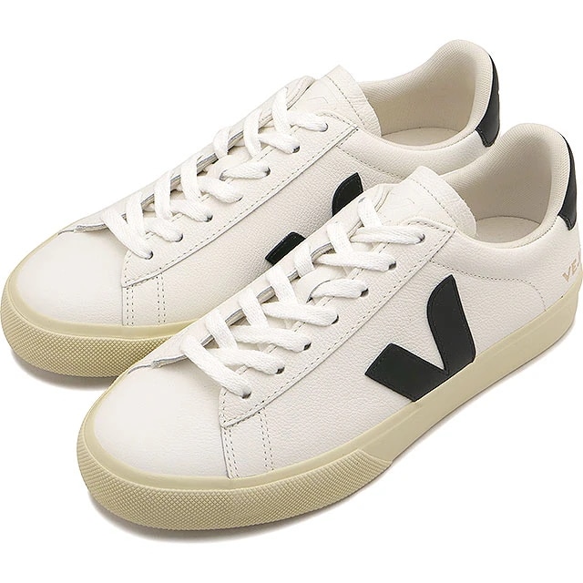 スニーカー レディース カンポ [CP0501537] CAMPO 靴 レザーシューズ 白 WHITE/BLACK 正規取扱店