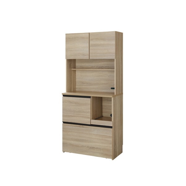 KCB-790ライトナチュラル キッチンキャビネット メーカー直送