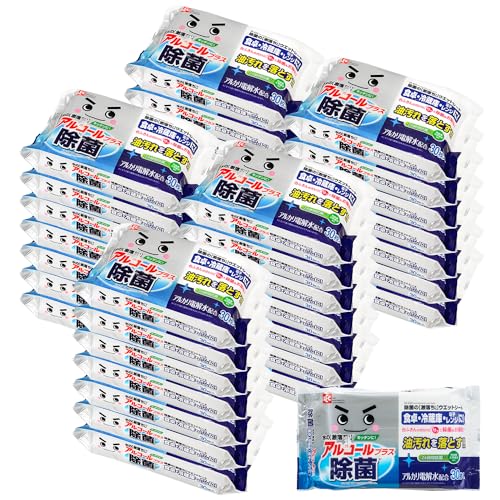 【Amazon.co.jp 限定】レック 除菌の 激落ちくん ウェットシート 30枚入×36個 (1,080枚) 大容量 ケース販売